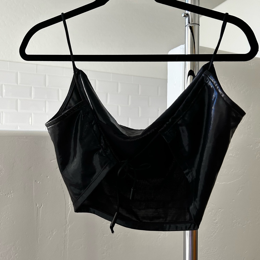 Revolve POSTER GIRL brand black top - Size Small - Picture 4 of 10